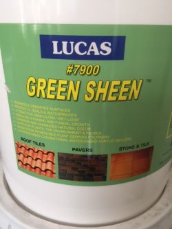 Lucas 7900 sealant is eco friendly & water based- it will really bring out the color of your pavers once cleaned